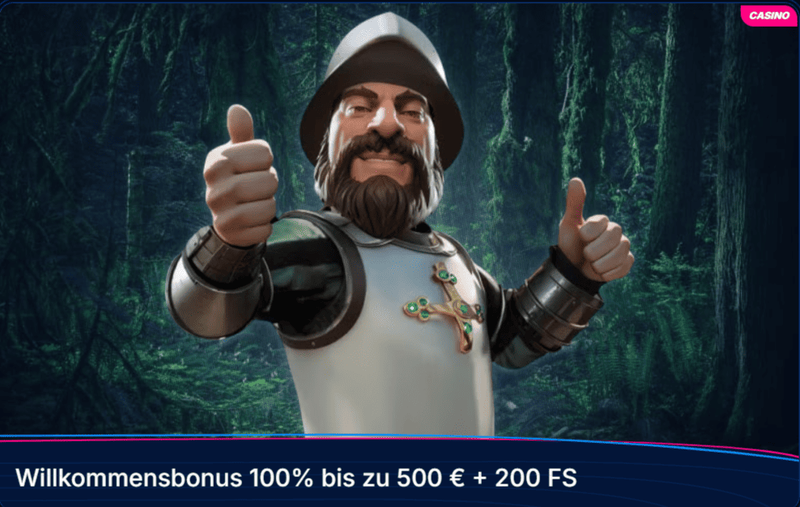 Willkommensbonus bei Boomerang Bet – 100 % bis zu 500 Euro plus 200 Freispiele für neue Spieler in Deutschland 2025