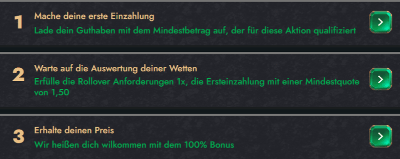 Anleitung zum Sportwetten-Bonus bei Hero Spin Casino – Einzahlung, Rollover und 100 % Bonus aktivieren